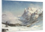 The Valley of Grindelwald, Winter, 1916 by Ernest Albert Waterlow