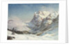 The Valley of Grindelwald, Winter, 1916 by Ernest Albert Waterlow