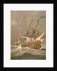The English Ship Resolution in a Gale, c.1680 by Willem van de the Younger Velde