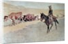 Trailing Texas Longhorns by Frederic Remington