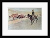 Trailing Texas Longhorns by Frederic Remington