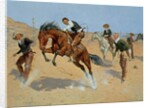Turn Him Loose, Bill, c.1893 by Frederic Remington