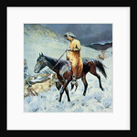 On The Trail by Frederic Remington