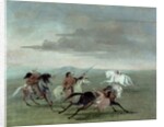 Comanche Feats of Martial Horsemanship, 1834 by George Catlin