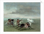 Comanche Feats of Martial Horsemanship, 1834 by George Catlin