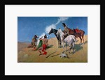 Smoke Signals by Frederic Remington