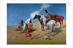 Smoke Signals by Frederic Remington