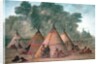 Sioux Village by George Catlin