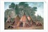 Sioux Village by George Catlin