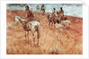 Sioux Indians on the Move by School American
