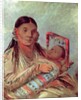 Sioux mother and baby, c.1830 by George Catlin