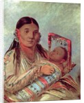 Sioux mother and baby, c.1830 by George Catlin
