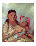 Sioux mother and baby, c.1830 by George Catlin