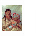 Sioux mother and baby, c.1830 by George Catlin