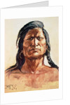Shoshone Tribesman, 1899 by Charles Marion Russell