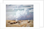wagons couverts se dirigeant vers l'ouest by Newell Convers Wyeth