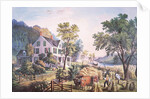 American Farm Scene, 1864 by Frances Flora Bond Palmer