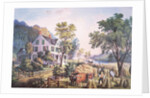 American Farm Scene, 1864 by Frances Flora Bond Palmer