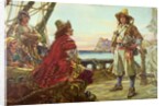 Recruiting for a pirate ship in the 17th Century, 1932 by Arthur David McCormick