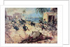 U.S. Marines Capture the Barbary pirate fortress at Derna, Tripoli, 27th April 1805 by C.H. Waterhouse