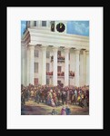 Inauguration of Jefferson Davis at Senate House, Montgomery, Alabama, 18th February, 1861 by James Massolon