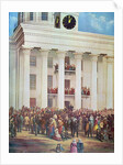 Inauguration of Jefferson Davis at Senate House, Montgomery, Alabama, 18th February, 1861 by James Massolon