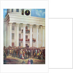 Inauguration of Jefferson Davis at Senate House, Montgomery, Alabama, 18th February, 1861 by James Massolon
