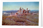 Riders of the Open Range by Charles Marion Russell