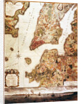 Map of New York in 1766-67 by American School