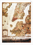 Map of New York in 1766-67 by American School