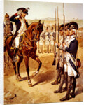 Marquis de Lafayette inspecting his command of Light Infantry in 1782 by Henry Alexander Ogden