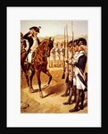 Marquis de Lafayette inspecting his command of Light Infantry in 1782 by Henry Alexander Ogden