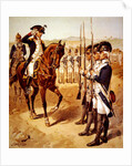 Marquis de Lafayette inspecting his command of Light Infantry in 1782 by Henry Alexander Ogden