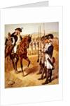 Marquis de Lafayette inspecting his command of Light Infantry in 1782 by Henry Alexander Ogden