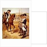 Marquis de Lafayette inspecting his command of Light Infantry in 1782 by Henry Alexander Ogden