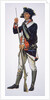 American War of Independence soldier of the Pennsylvania State Regiment by School American