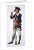 American War of Independence soldier of the Pennsylvania State Regiment by School American