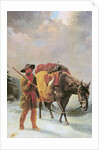 Fur Trapper Crossing the Mountains by William Tylee Ranney