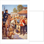 Rebels capture a British soldier during the Taiping Rebellion in China by W. R. S Scott