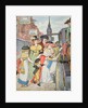 Family life in colonial America - Street scene in Boston by Randolph Caldecott