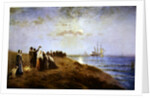 Embarkation of the Pilgrims by Edward Moran