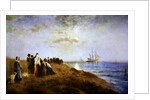 Embarkation of the Pilgrims by Edward Moran