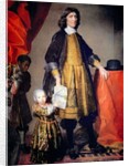 Portrait of Cecilius Calvert, 2nd Lord Baltimore of Maryland, with his grandson and houseboy by Gerard Soest