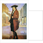 A young Ben arrives in Philadelphia, poor and hungry, with bread under his arm by School American