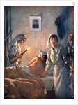 French nurses tend wounded soldiers, 1915 by Henri Gervex