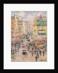 La Rue de Clignancourt, 1925 by Gustave Loiseau