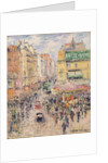 La Rue de Clignancourt, 1925 by Gustave Loiseau