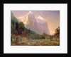 Sunrise on the Wetterhorn, 1858 by Thomas Worthington Whittredge