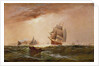 Ships in New York Harbour, 1891 by Granville Perklins