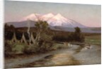 Sierra Blanca at Sunset Looking East from Palmilia, New Mexico, 1894 by Edward Hill